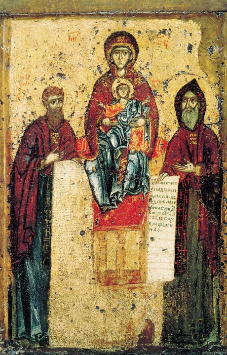 Pecherskaya_(Svenskaya)_with_SS.Antonius_and_Feodosius_(13_c,_Tretyakov_gallery).jpg
